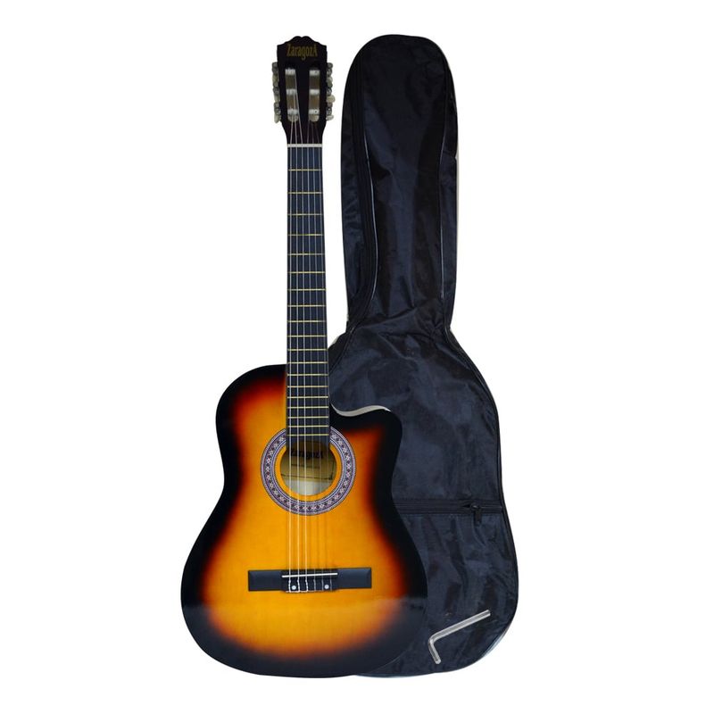 ZARAGOZA - GUITARRA CUTAWAY 39 SUNBURST CUERDA NYLON ZARAGOZA