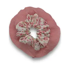EDEN - Scrunchie Tipo Rumba Simple ESTAMPADA Para El Cabello