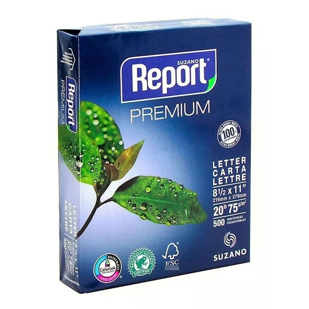 GENERICO - Resma Carta 75 G/m2 Report X 500 Hojas