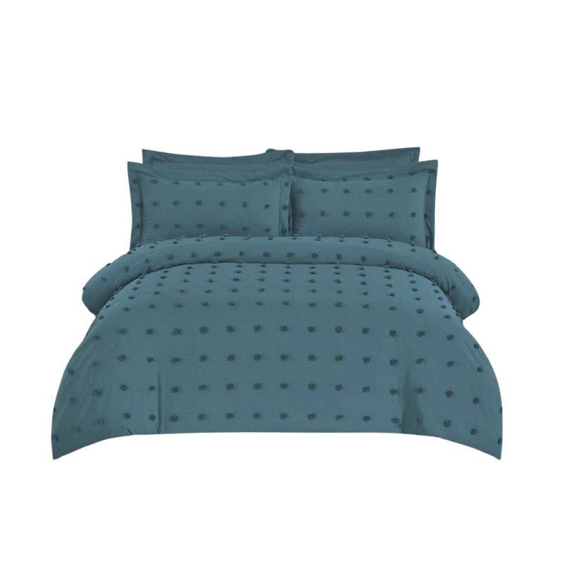 GENERICO - Cubrecama Quilt De Verano Diseño Mini Pompón 2 Plazas