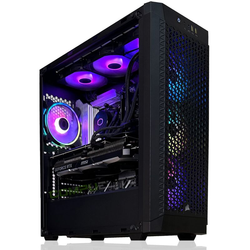COMPU ELITE - PC ELITE Amd Ryzen 7 9700X 8-Core + X870 WIFI+BT + 32GB DDR5 + RTX 4060 Ti 16GB