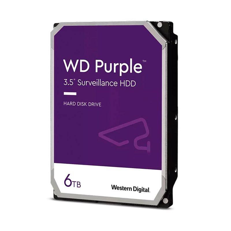WESTERN DIGITAL - Disco Duro Western Digital Purple SATA 6 TB WESTERN DIGITAL