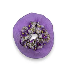 EDEN - Scrunchie Tipo Rumba Simple ESTAMPADA Para El Cabello