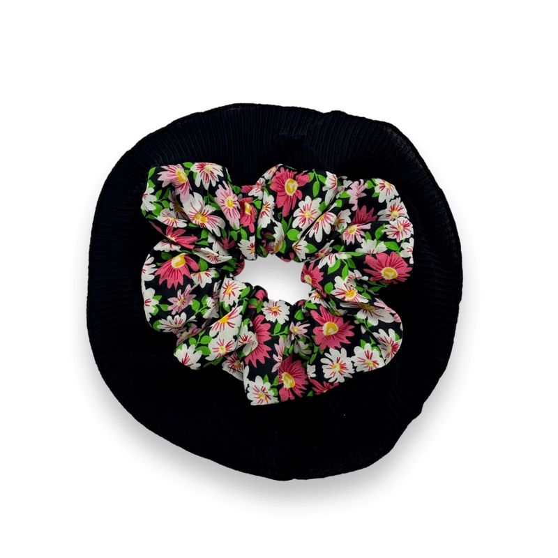 EDEN - Scrunchie Tipo Rumba Simple ESTAMPADA Para El Cabello