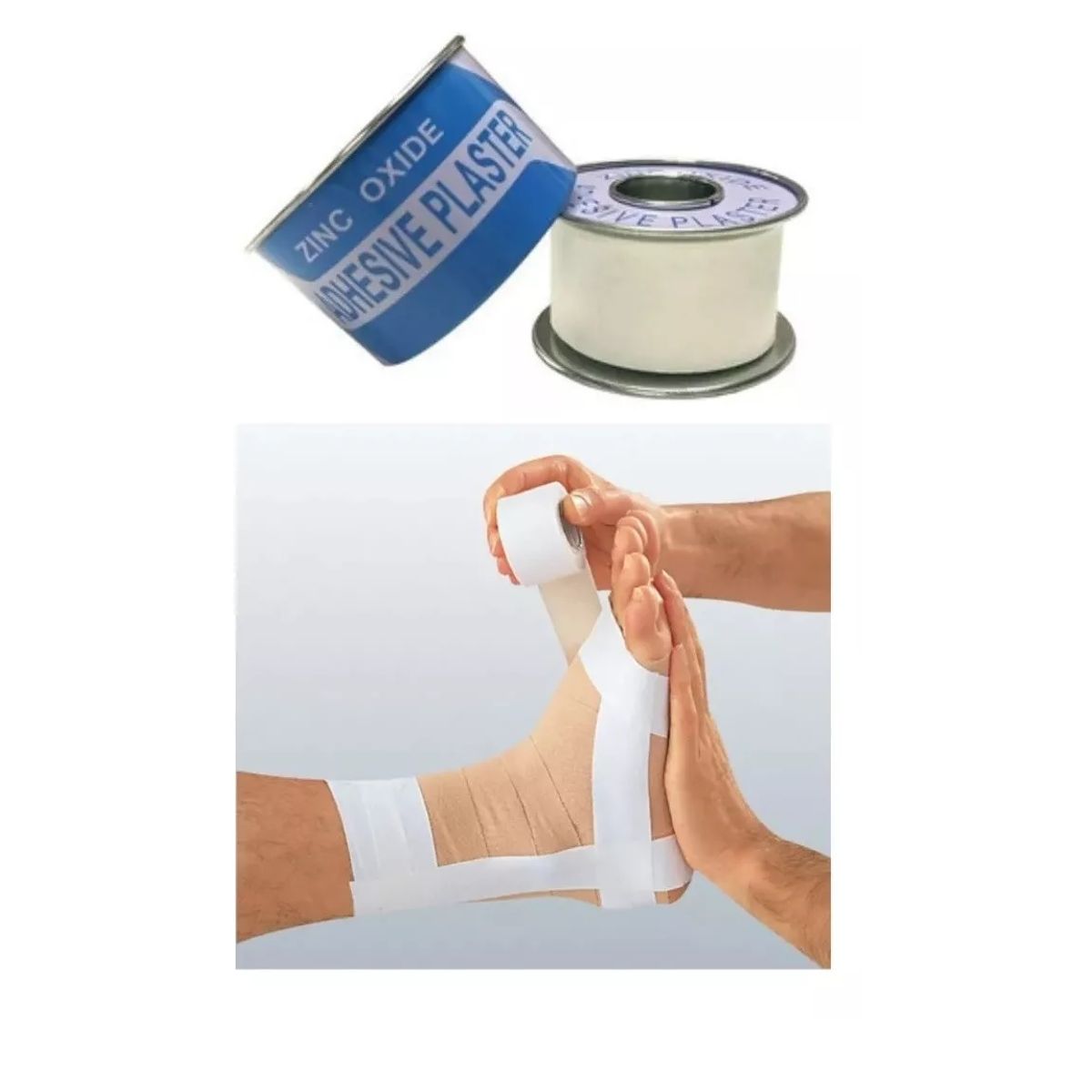 GENERICO - Adhesivo Venda Cinta Oxido De Zinc 5 Cm X 5 Metros 1 Unidad