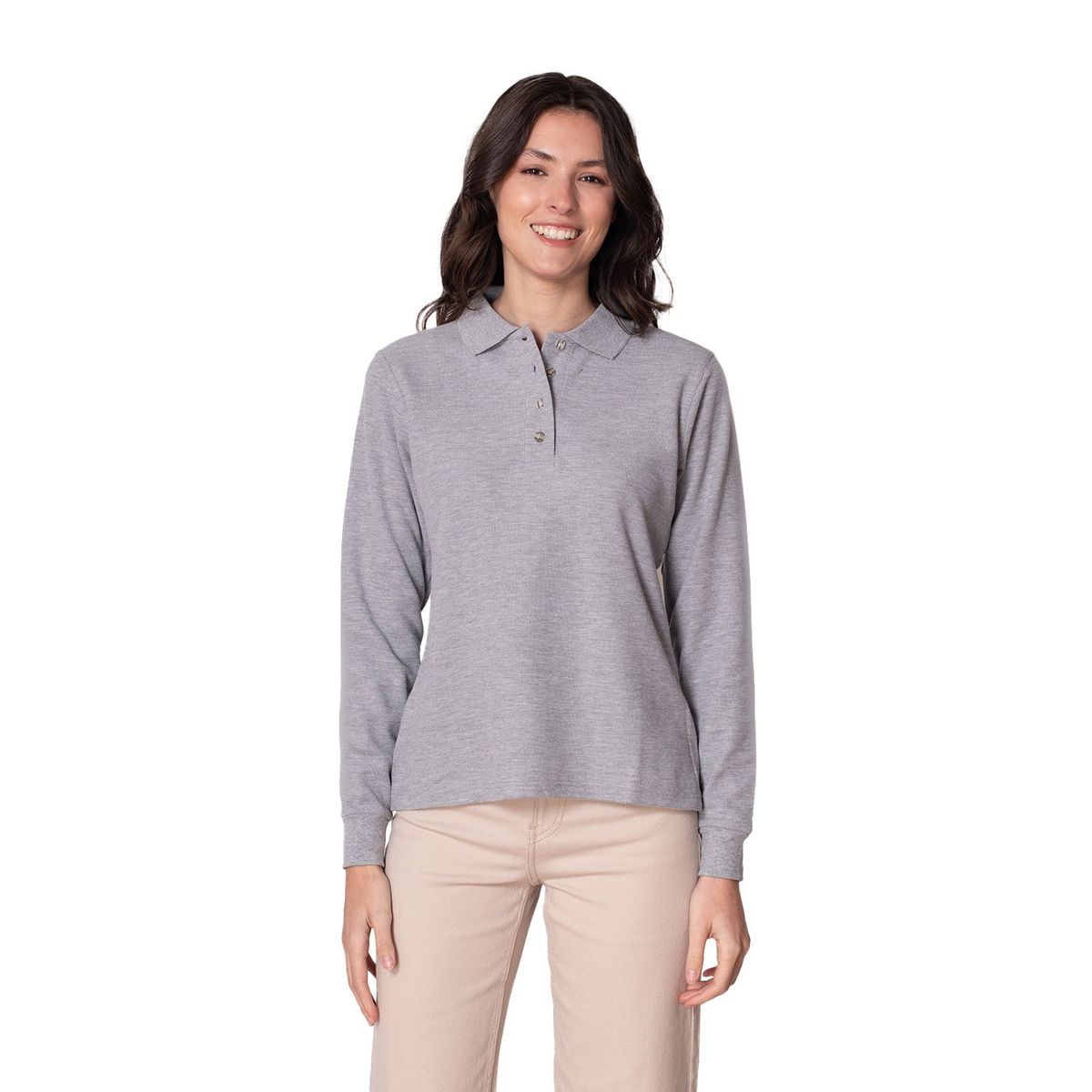 INDUSBORD - Polera Piqué Mujer ML Indusbord