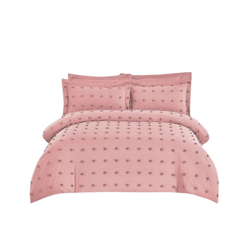 GENERICO - Cubrecama Quilt De Verano King Diseño Mini Pompón