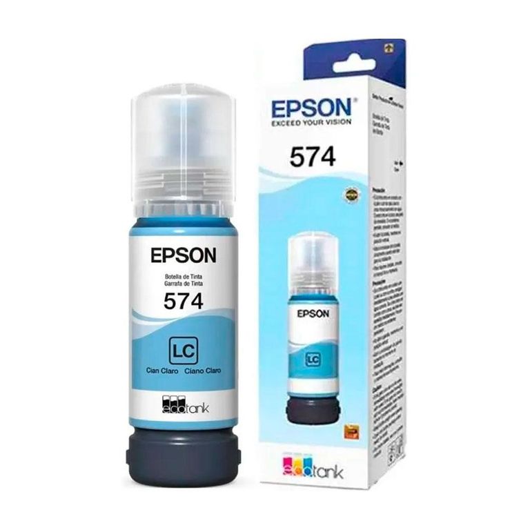 Botella de Tinta Epson Light Cyan T574 Original