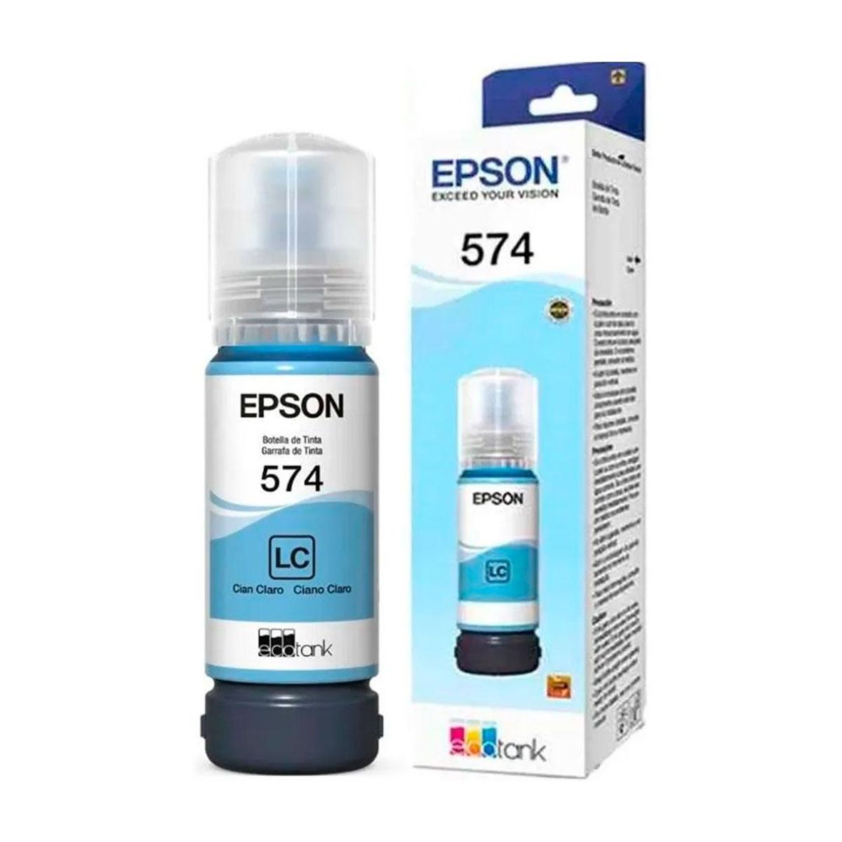 EPSON - Botella de Tinta Epson Light Cyan T574 Original