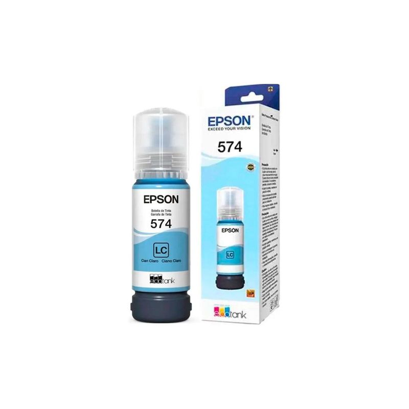 EPSON - Botella de Tinta Epson Light Cyan T574 Original