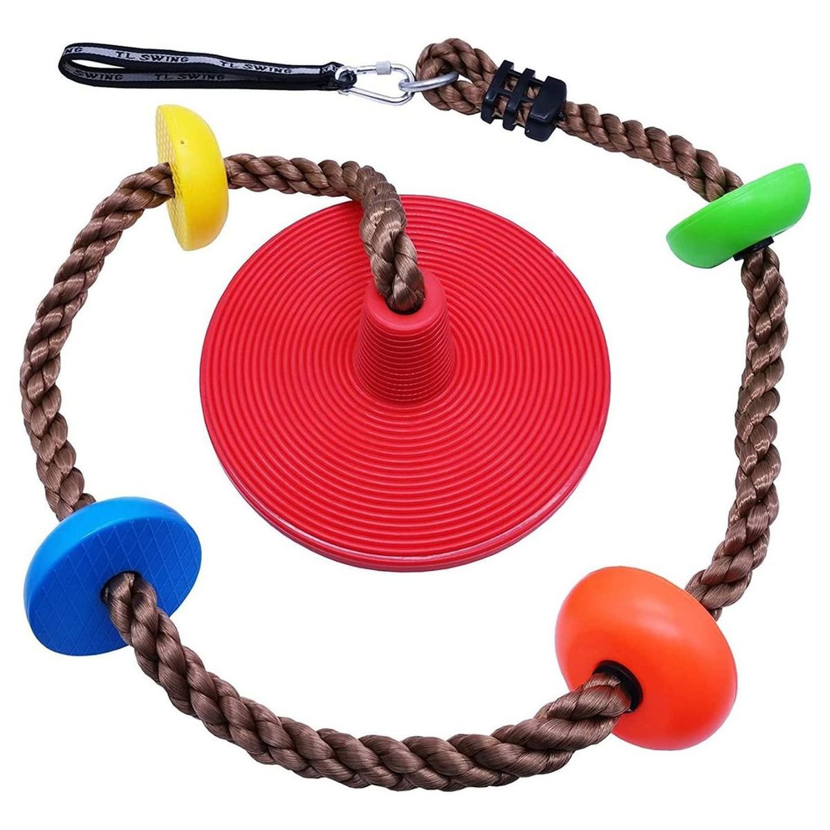 IMPORTCLICK - Columpio Cuerda Mecedor Escalador Infantil  120 - 200 CM 