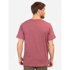 RIP CURL - Polera MC Hana Original Rc Logo Tee Burdeo Hombre