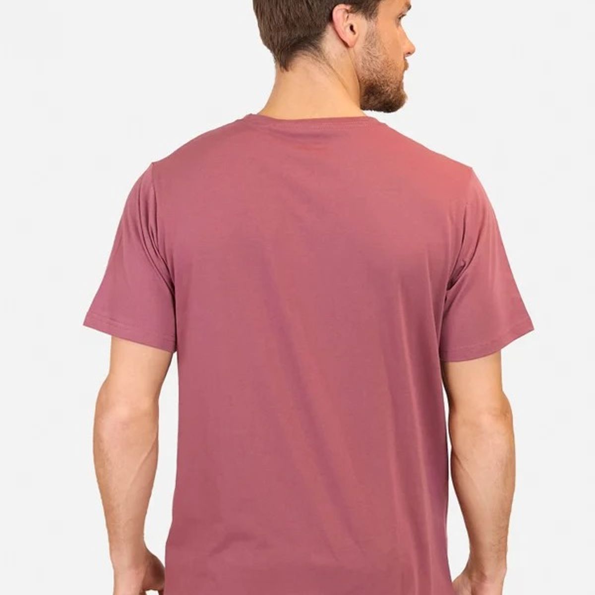 RIP CURL - Polera MC Hana Original Rc Logo Tee Burdeo Hombre Rip Curl