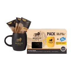 MARLEY COFFEE - Marley Soul Rebel Capuccino Vainilla + Mug negro