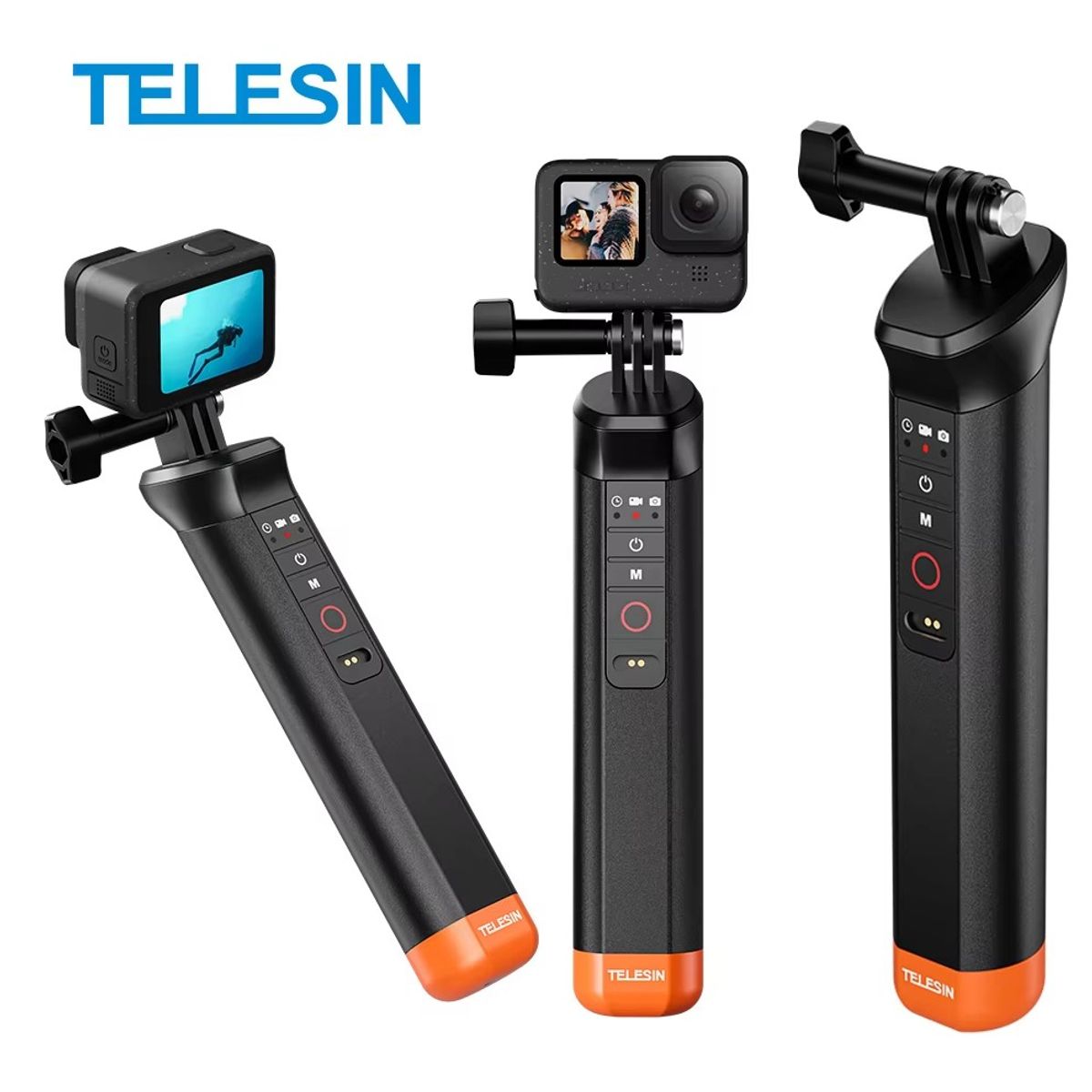 TELESIN - Bastón Flotante Bluetooth con Control para Gopro Hero 8 a 13