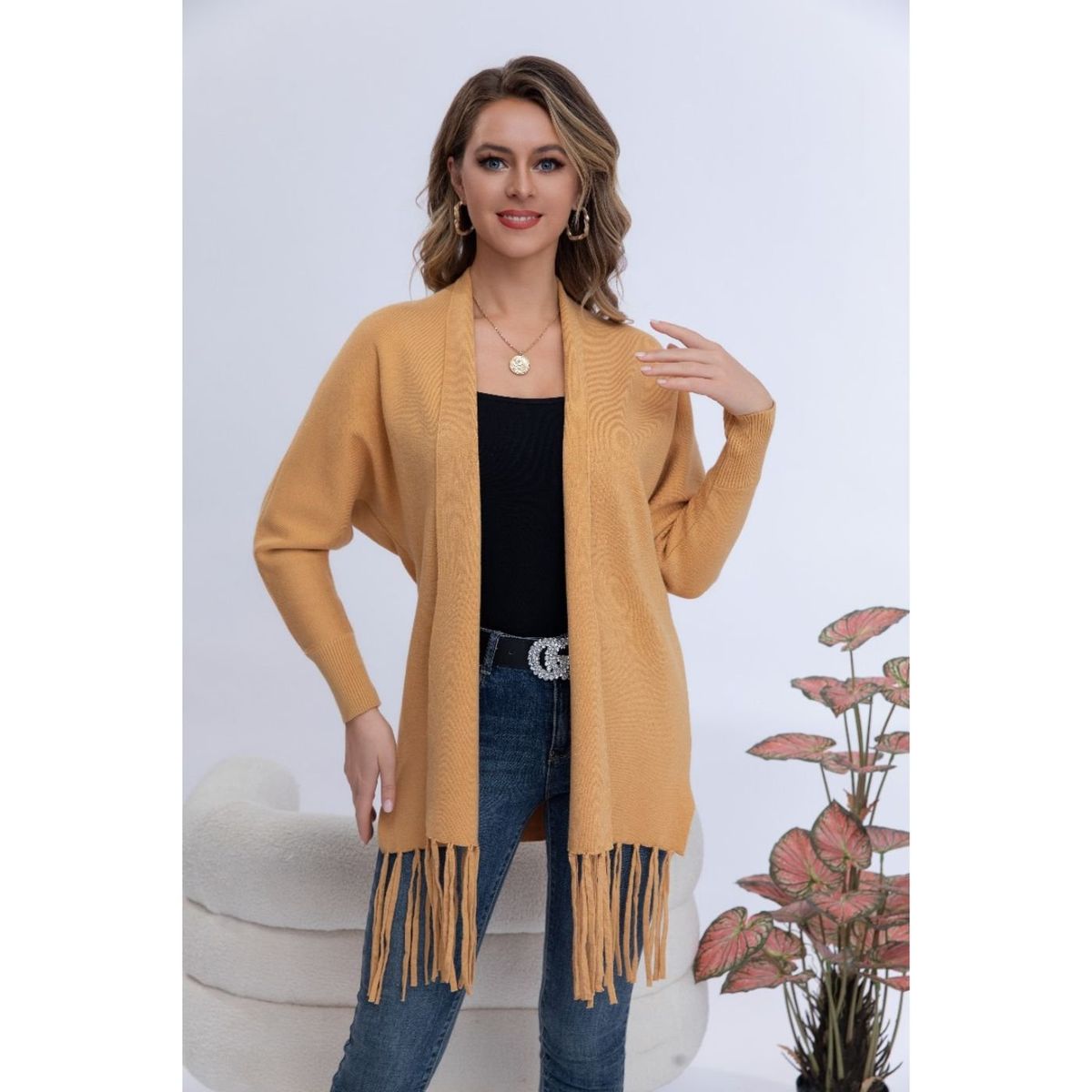 LIKE SHOP - Tapado Mujer Semi Formal Casual Toda Temporada Colores 048