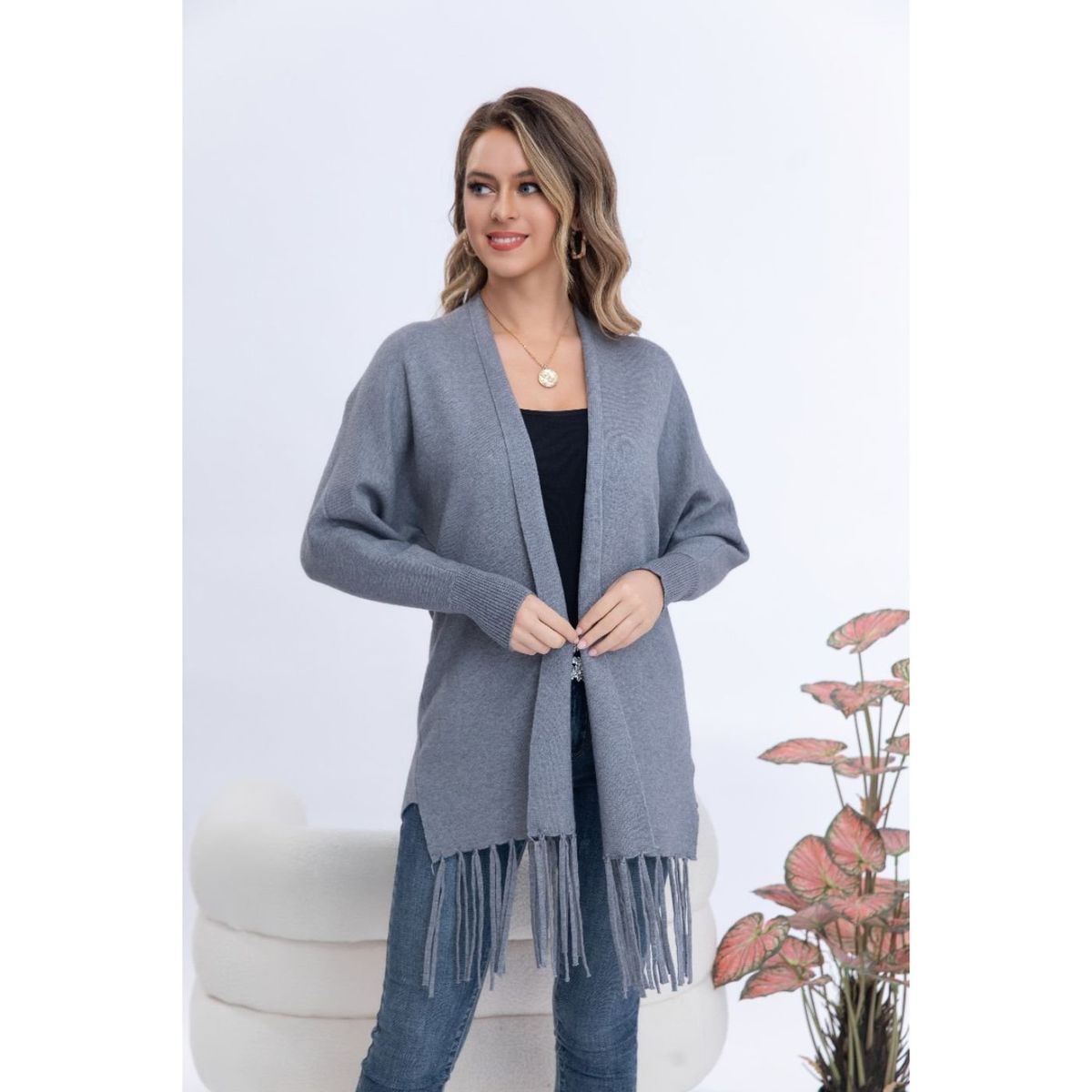 LIKE SHOP - Tapado Mujer Semi Formal Casual Toda Temporada Colores 048