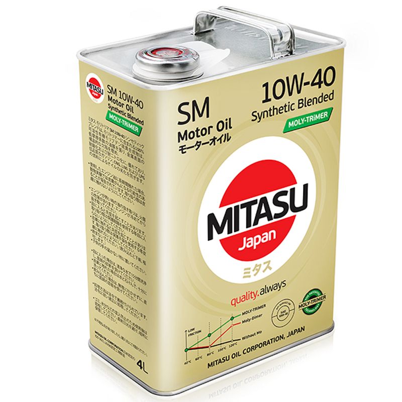 MITASU - Aceite 10W40 SM-CF Mezcla Sintético