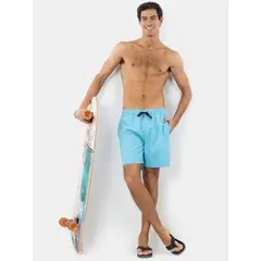 RIP CURL - Traje De Baño Microfibra Metro Splash Celeste Hombre