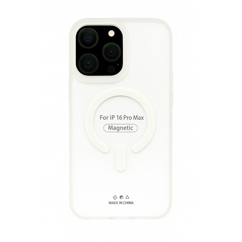 JOIGO - Carcasa Para iPhone 16 Pro Matte Magsafe Transparente