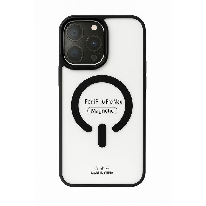 JOIGO - Carcasa Para iPhone 16 Pro Matte Magsafe Negro
