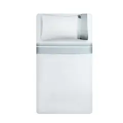 HEBRA - Juego de Sabana 300H Bord 1 Gris 2 P