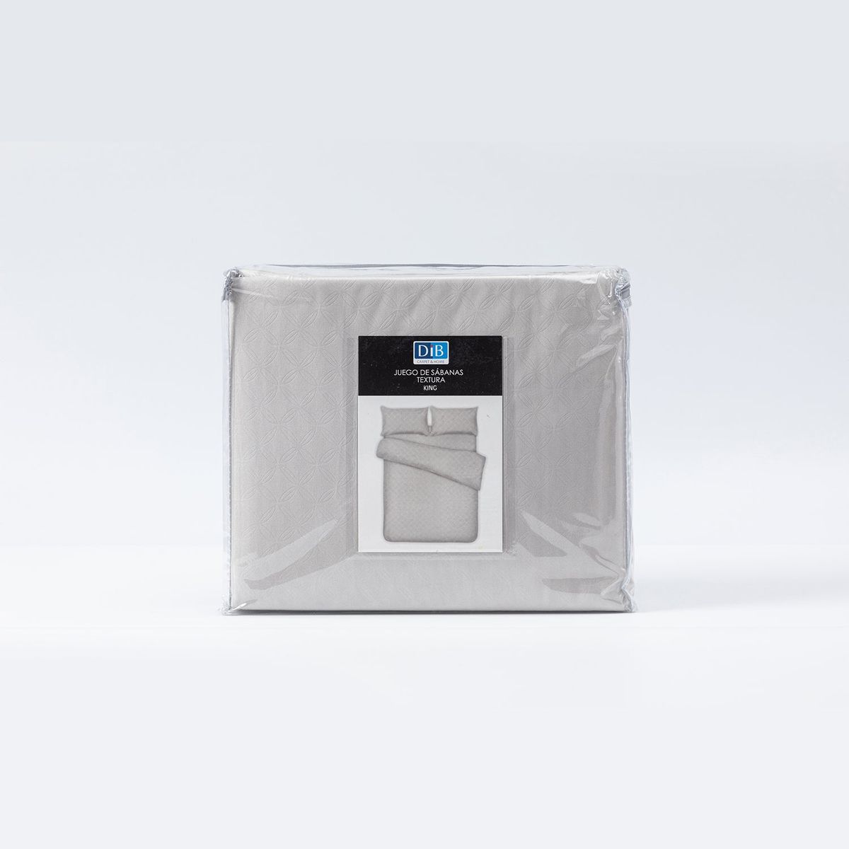 DIB - Sabanas Textura King Gris