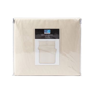 Imagen 2 del producto Sabanas Textura 1.5P Beige