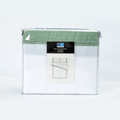 Imagen 2 del producto Sabanas Guarda 1.5P Guarda Verde