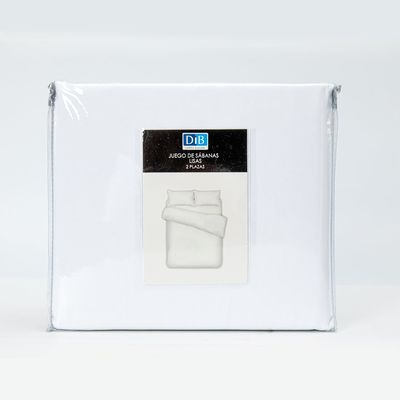 Imagen 2 del producto Sabanas Lisas 2P Blanco