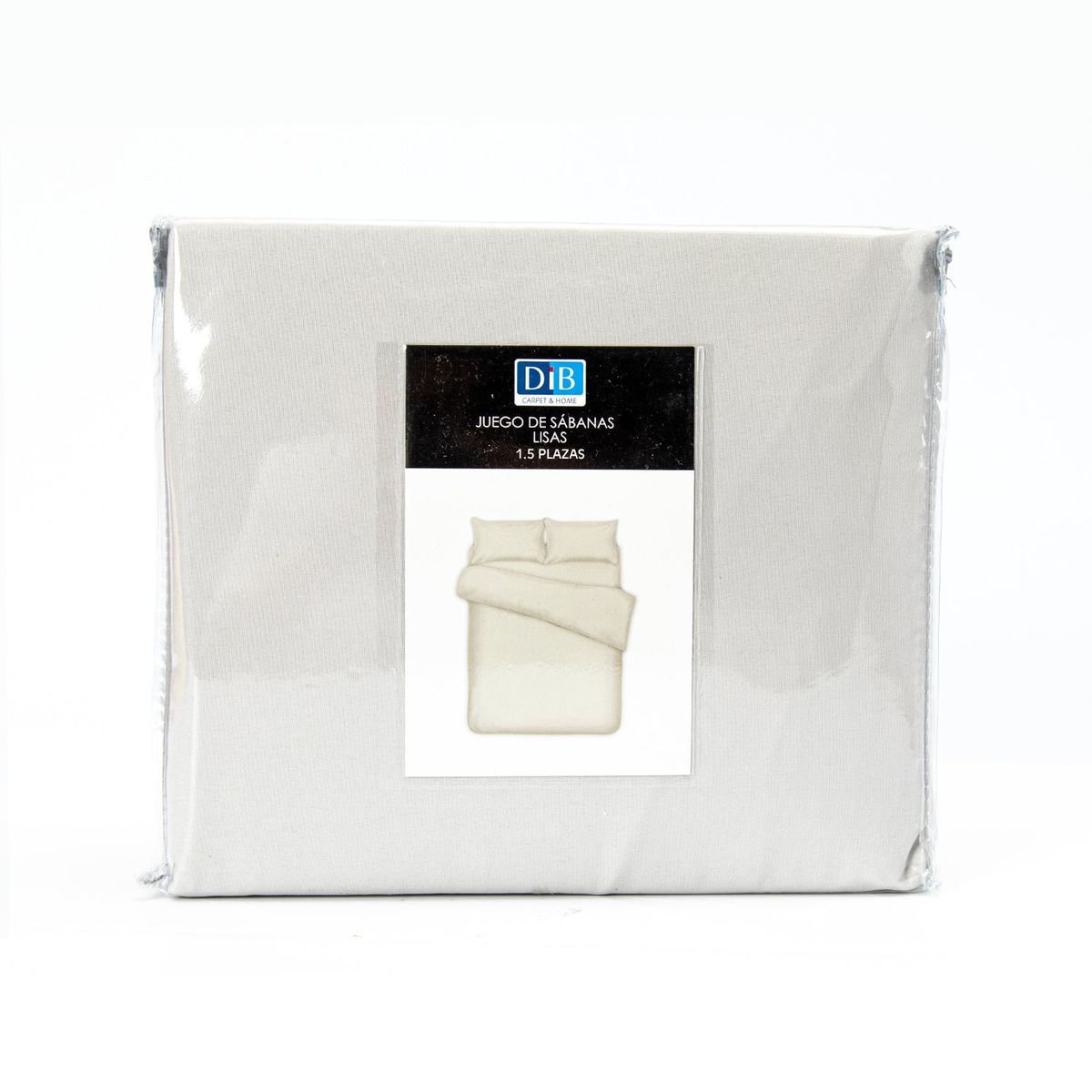 DIB - Sabanas Lisas 1.5P Gris