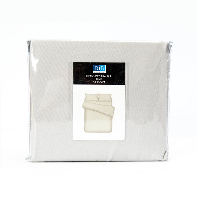 DIB - Sabanas Lisas 1.5P Gris