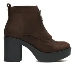 CHINITOWN - Botín Mujer Camel Elisa