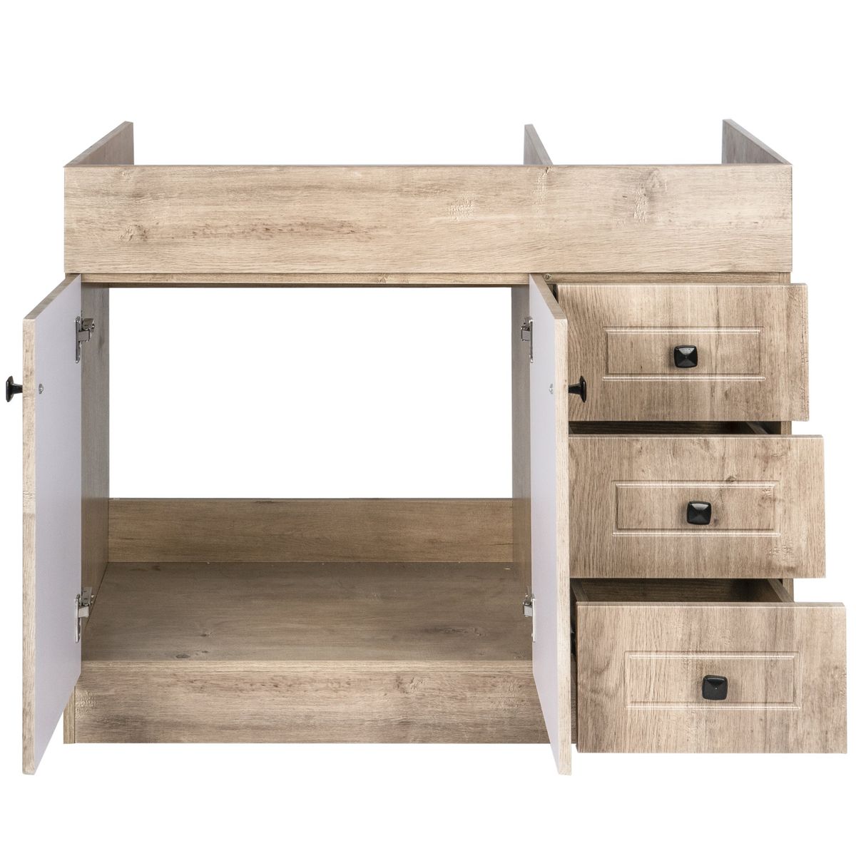 DOMSA - Mueble Vanitorio Domsa B100PH WOOD SIN CUBIERTA 98x80x45cm