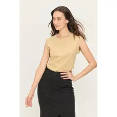 ASH - Polera Lisa Beige