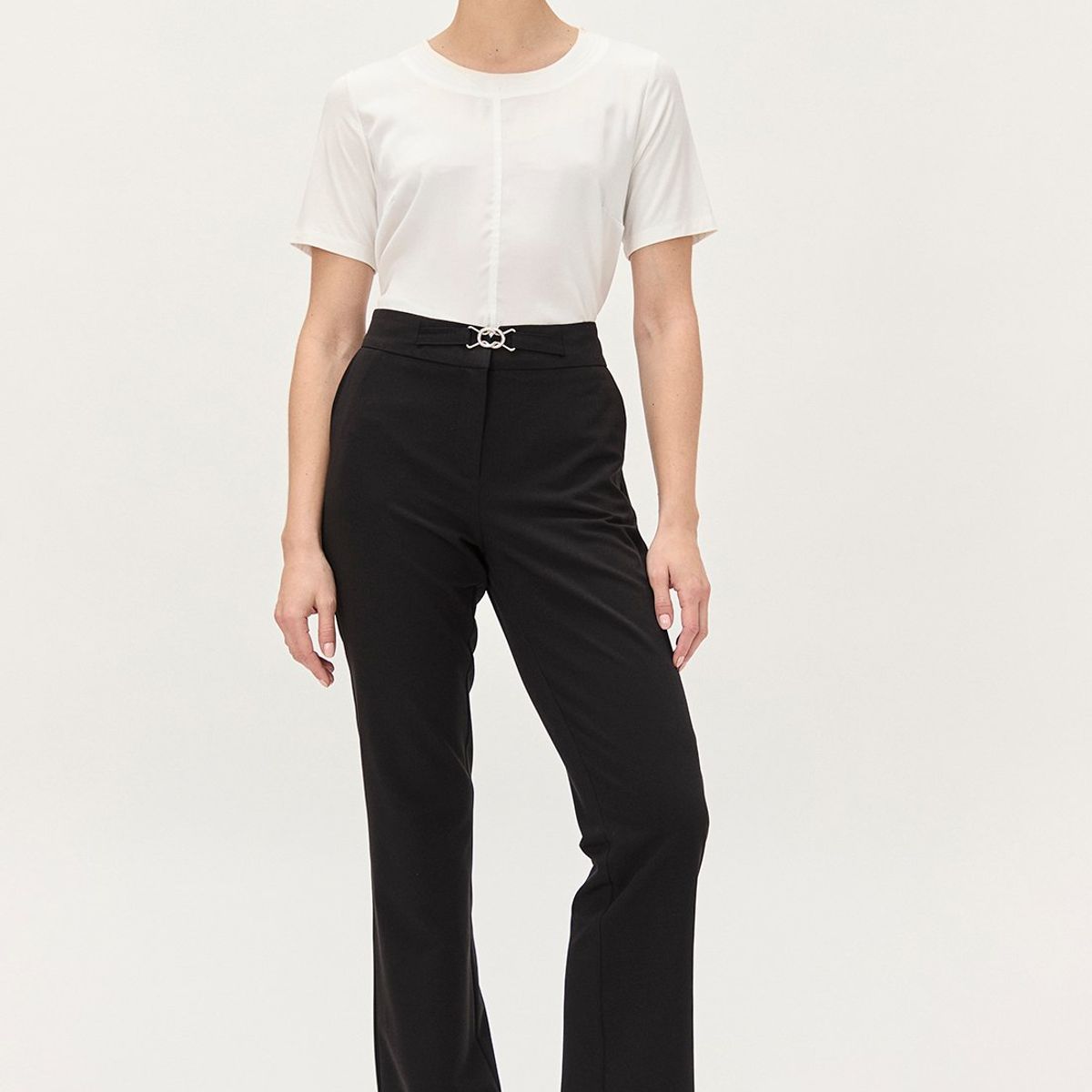 MA GRIFFE - Pantalon Negro Mujer Magriffe