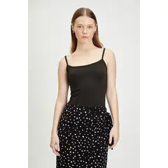 IO - Polera Sin Mangas Negro Mujer
