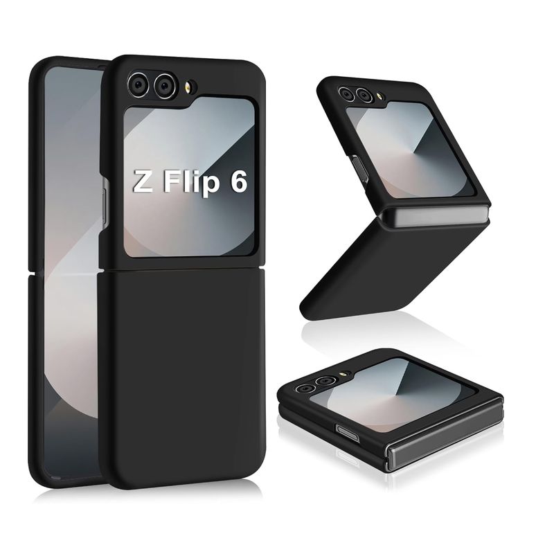 JOIGO - Carcasa Para Samsung Z Flip  6 Goma Negro