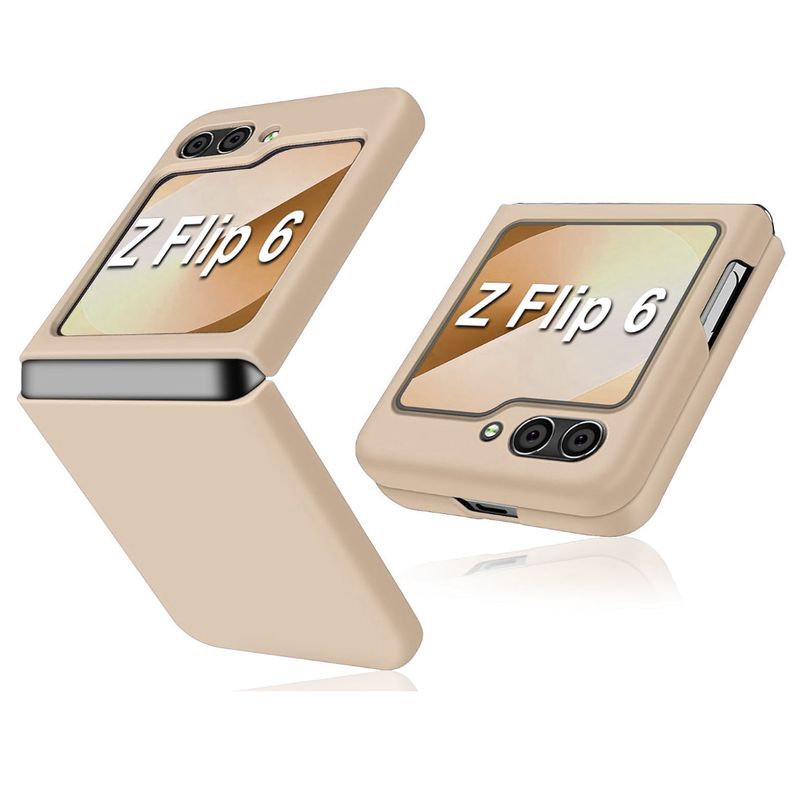 JOIGO - Carcasa Para Samsung Z Flip  6 Goma Crema