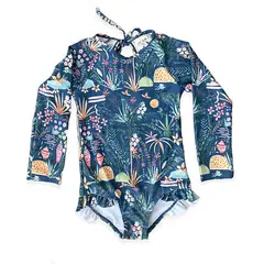 LITTLE BEE - Traje de baño manga larga Tropical
