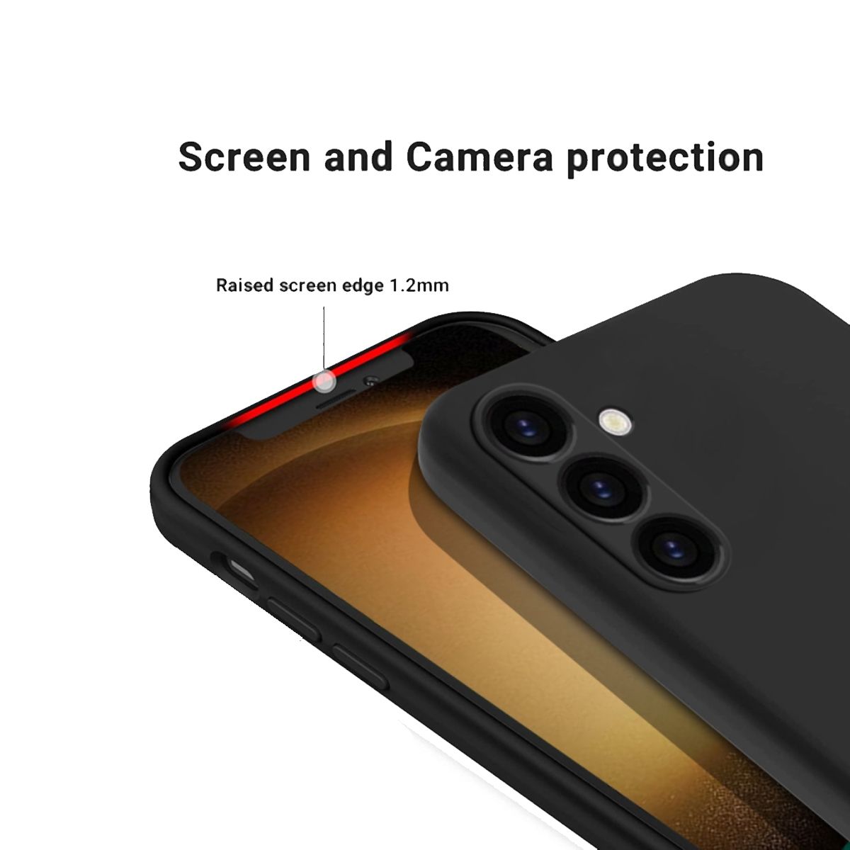 JOIGO - Carcasa Para Samsung A16 Goma Rojo