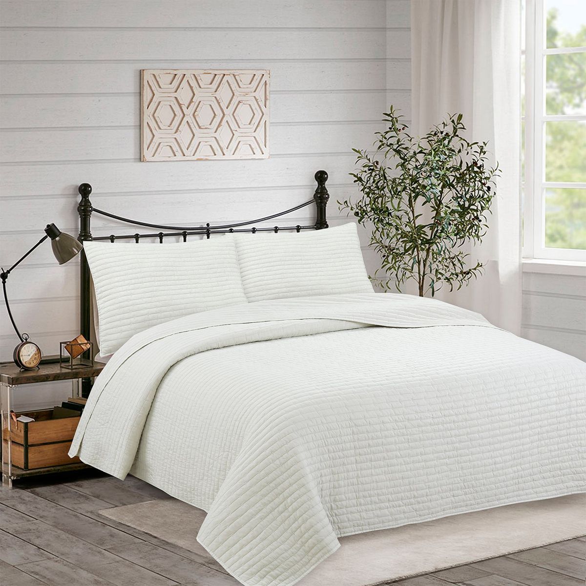 DIB - Quilt Patchwork Formas 1.5P Natural