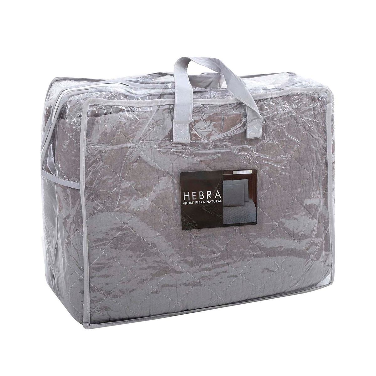DIB - Quilt Fibra Natural King Gris