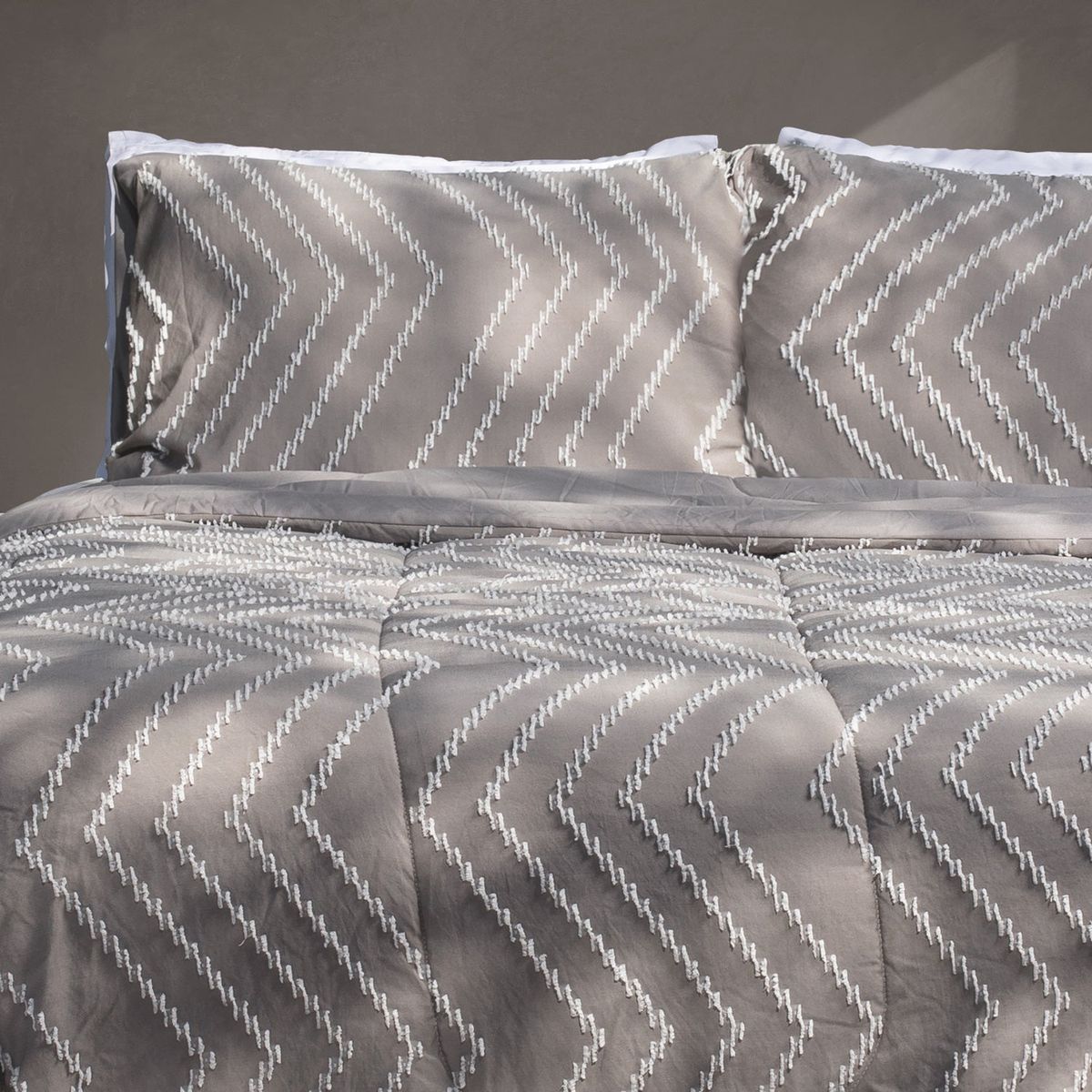 HEBRA - Plumón Jacquard  2P Zigzag G