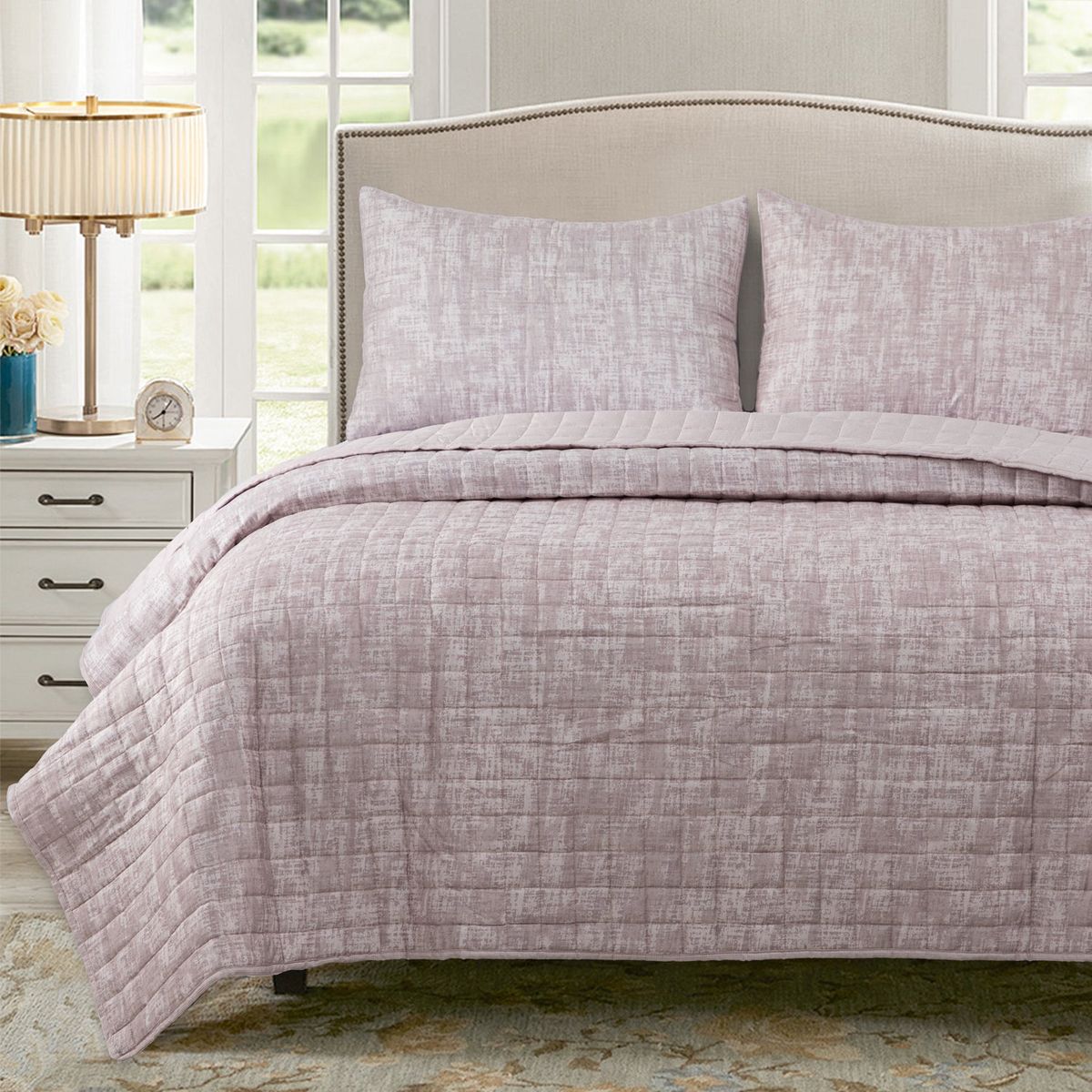 DIB - Quilt Reversible Textura King Taupe