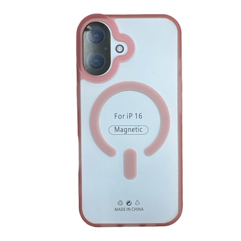 JOICO - Carcasa Para iPhone 16 Matte Magsafe Rosado