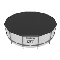 BESTWAY - Cubre piscina redonda 366cm flow clear