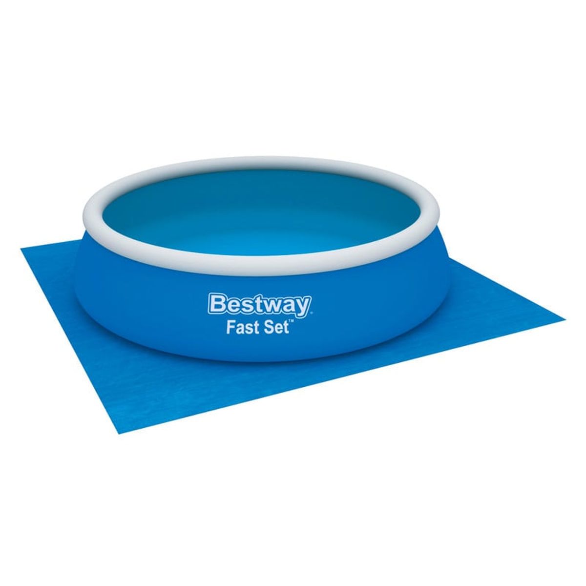 BESTWAY - Cubre piso para piscina 488x488cm Bestway