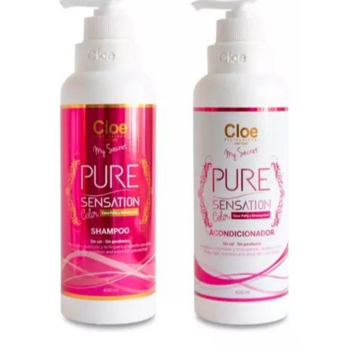 CLOE - Pack Cloe PURE SENSATION COLOR shampoo y acondicionador 400ml