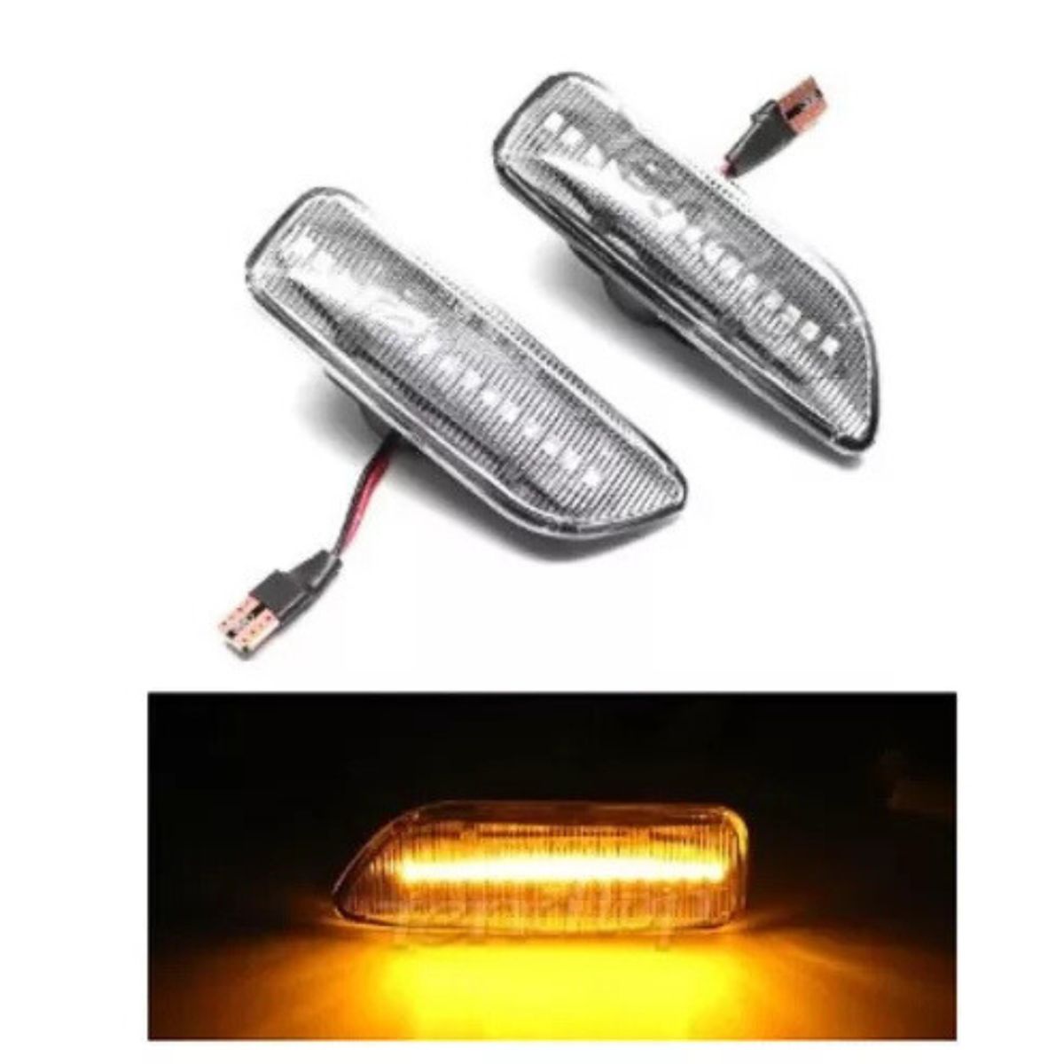 GENERICO - Par Luz Direccional De Guardabarros Para Volvo S60 2001-2009